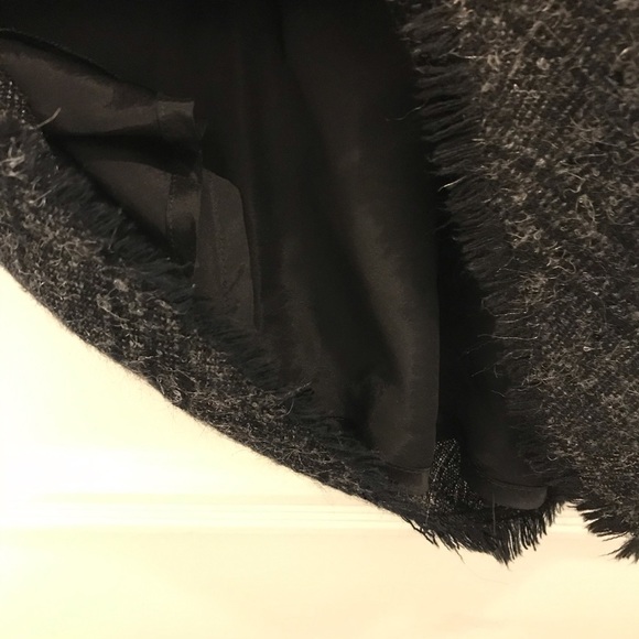 Burberry Wool Blend Pencil Skirt Plaid Sequin 12 - Picture 6 of 12